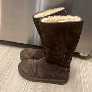 UGG Australia Brown Leather Boots